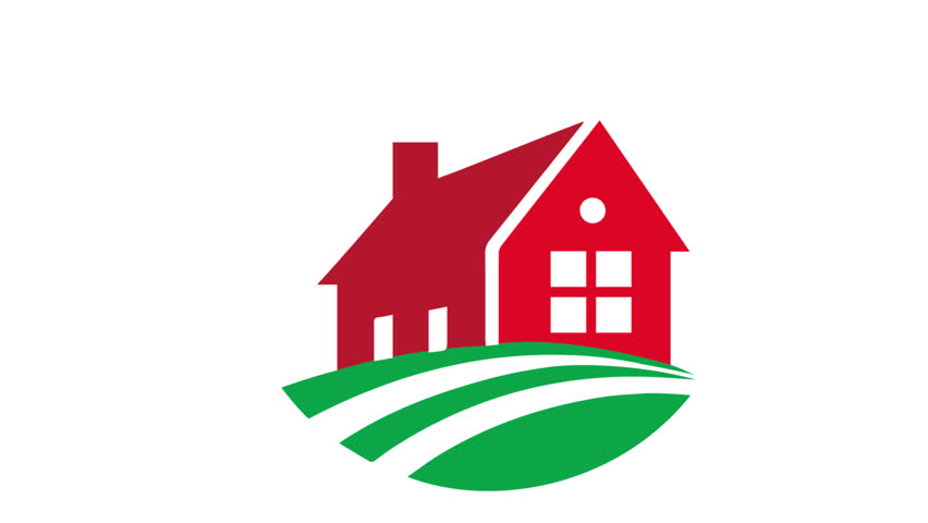 farmhouse simple animation icon illustration