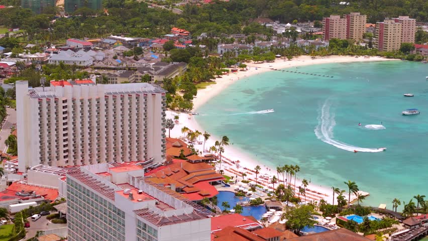 Water Activity In Ocho Rios Harbour Jamaica