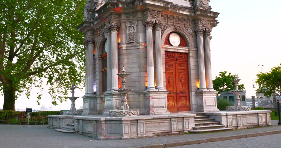 Dolmabahche, Dolmabahçe Clock Tower, Saat Kulesi, Istanbul, Turkey  