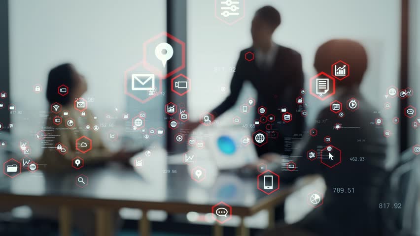 Group of business people meeting and digital technology concept - Powered by Shutterstock - Get 15% off with code: PIKWIZARD15