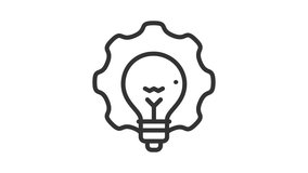 Animated innovation idea icon. Perfect for employee, business, company, job, teamwork, career, professional, corporate, manager, staff, office, partnership, management, businessman and development - Powered by Shutterstock - Get 15% off with code: PIKWIZARD15