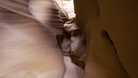 POV walking through narrow slow canyon in Arizona, USA - Powered by Shutterstock - Get 15% off with code: PIKWIZARD15