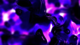 Stylish 3D Abstract Animation Color Wavy Smooth Wall. Concept Multicolor Liquid Pattern. Purple Blue Wavy Reflection Surface Macro. Trendy Colorful Fluid Abstraction Flow. Beautiful VJ loop - Powered by Shutterstock - Get 15% off with code: PIKWIZARD15