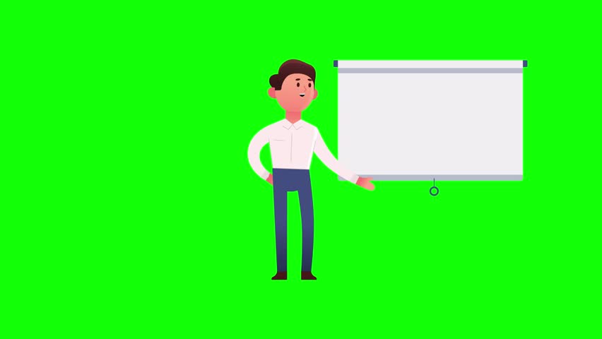 3D animated Jon character performing talking and talking with whiteboard actions, suitable for digital asset creation and presentations.
