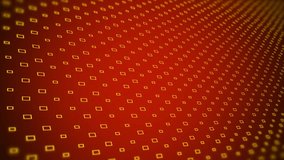 Yellow rectangles pattern on red bg textile Seamless geometric pattern animation abstract new modern bright solid template  abstract motion background for digital design projects backdrop  - Powered by Shutterstock - Get 15% off with code: PIKWIZARD15