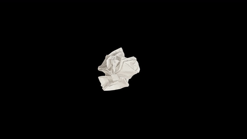 Organic handmade paper circle, clean-crumples unfolds in stop motion. Minimal, textured, collage, craft school note. transparent alpha channel bg, Style 8 - big dot rough rectangle piece