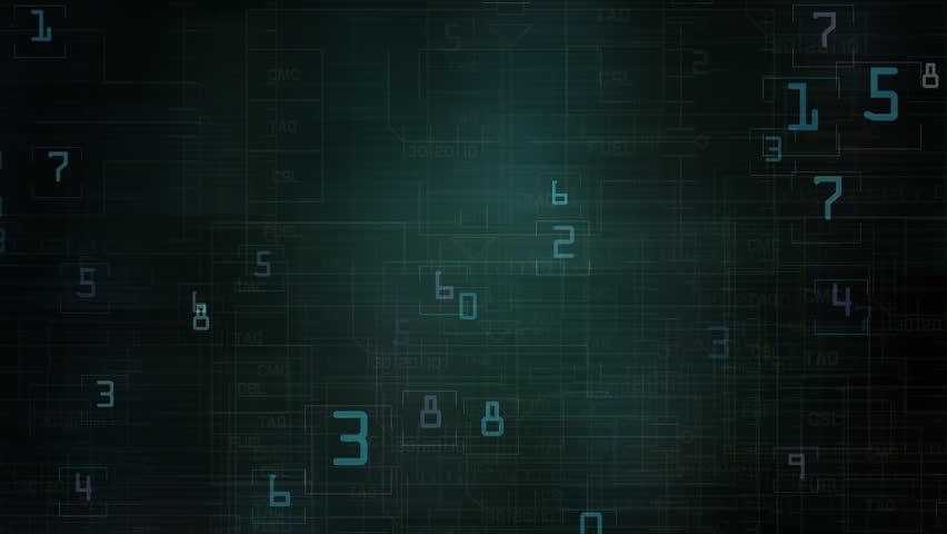 Digital Floating Numbers and Data Elements Background. Abstract digital background featuring floating numeric elements, evoking concepts of technology, data analysis, and modern computing systems.