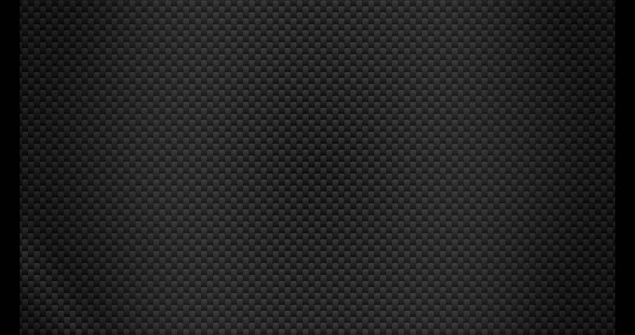 Carbon Fiber Texture Seamless Loop – Dark Grey Hi-Tech Background Animation. 