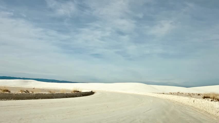 White Sands National Park Scenic Drive, New Mexico Landscape