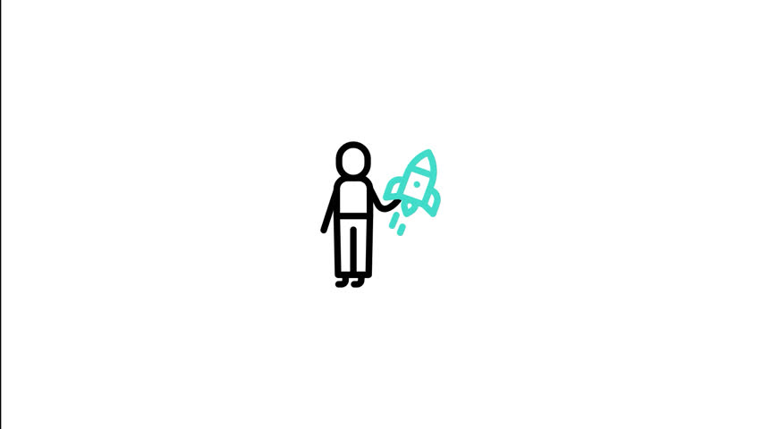 Stickman Animated Icon v16 This video features a captivating animation of an icon designed to enhance your projects.Stickman Animated Icon v16