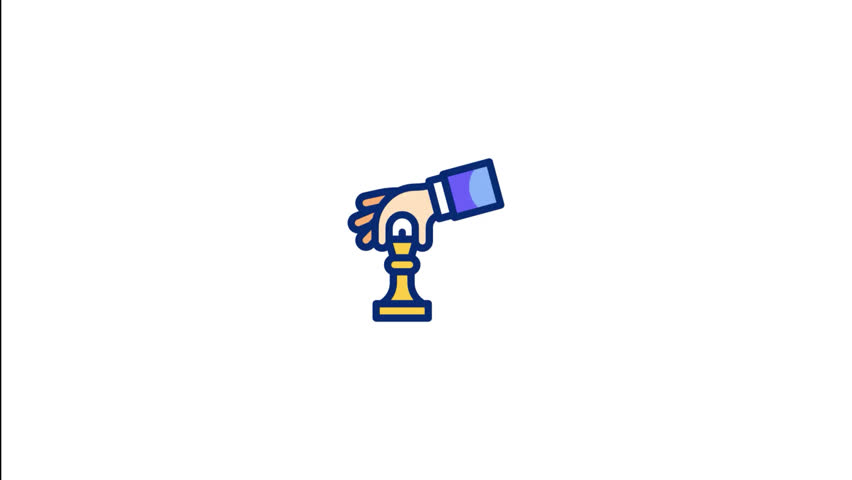 Strategy Animated Icon v3 This video features a captivating animation of an icon designed to enhance your projects.Strategy Animated Icon v3