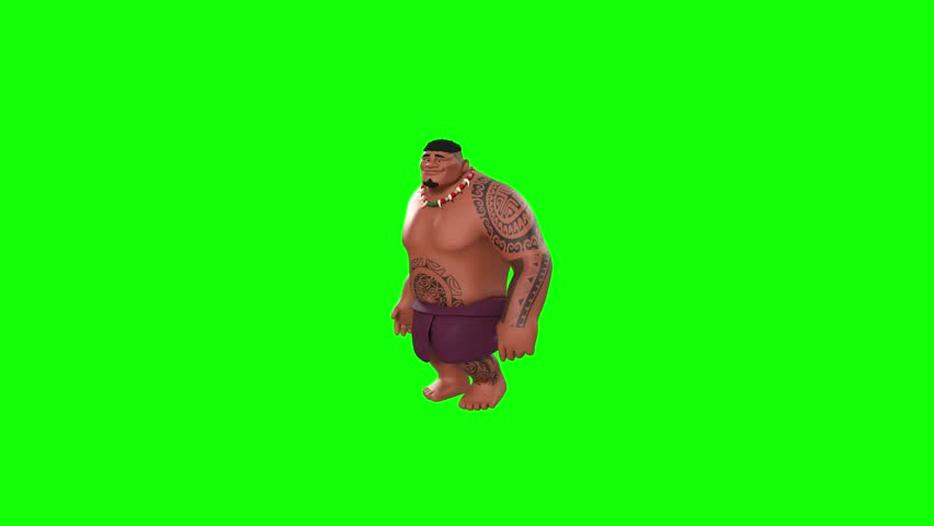 3D animation of Maul walking on green screen, ideal for use in digital content, motion graphics, video editing, and character animation projects.