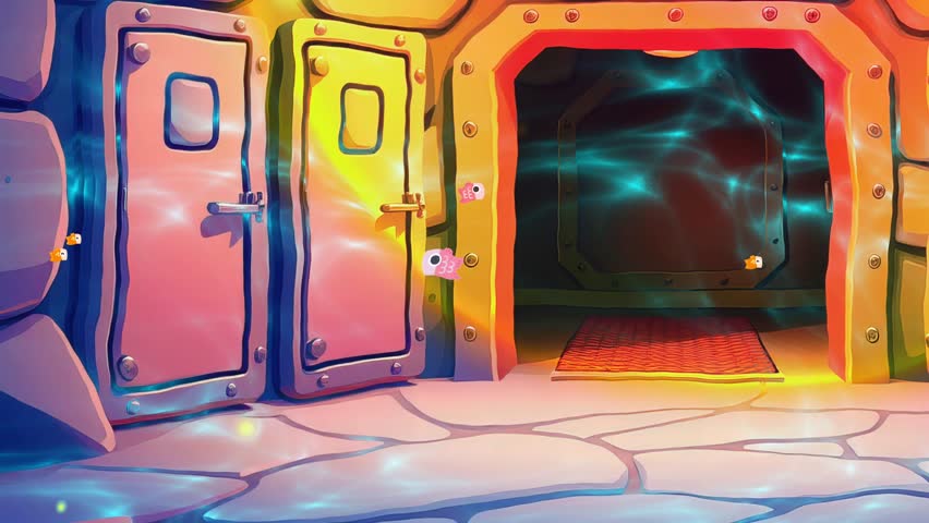 Unlocking the Depths: A Luminous Passage Awaits Those Bold Enough to Step Beyond the Stone Door