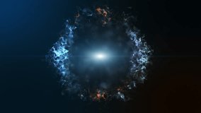 Abstract Energy Ring motion graphic element. Particle light beam flowing. 3D render 60 fps. - Powered by Shutterstock - Get 15% off with code: PIKWIZARD15