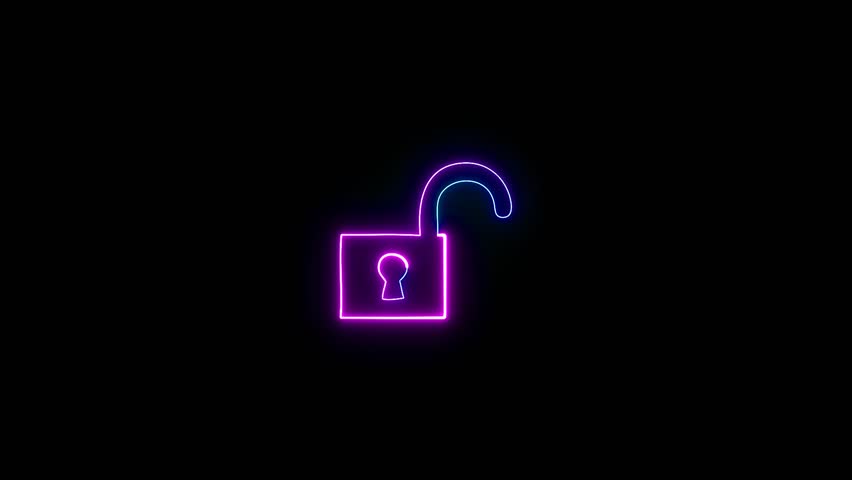 A visually striking unlock animation featuring a glow that pulses outward from the target object, symbolizing activation or access.