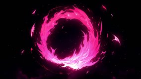 Seamless VFX Loop in Anime Style with 2D Cartoon Animation. Perfect for motion graphic backgrounds, VJ loops, and visual effects. - Powered by Shutterstock - Get 15% off with code: PIKWIZARD15