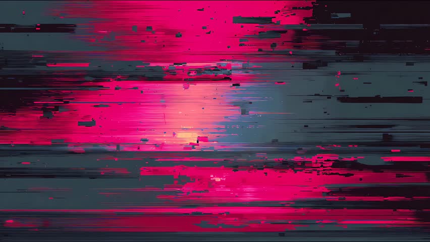 Distorted glitch overlay with noise, pixel effects, and static visuals. Perfect for retro and tech designs.