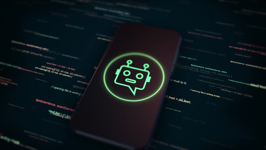 digital chatbot AI chatbot Artificial Intelligence digital business in online network. concept of online support setting operational support Chat bot Robot Online Chatting Business. 3D Illustration