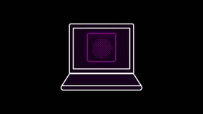 4K Biometric Fingerprint Scanner Access on Laptop Screen – Security Concept. - Powered by Shutterstock - Get 15% off with code: PIKWIZARD15