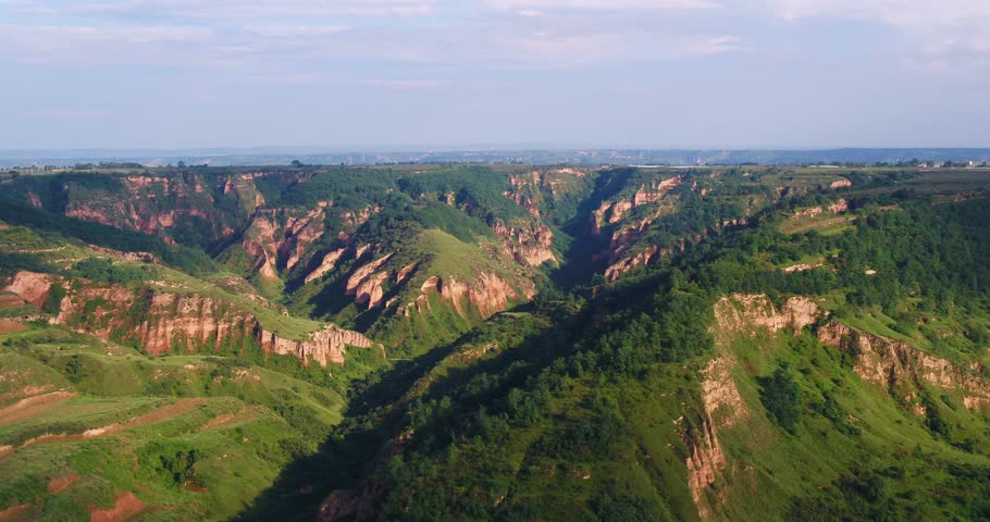 Exploring the stunning landscape of Shanbei Plateau Gully from above