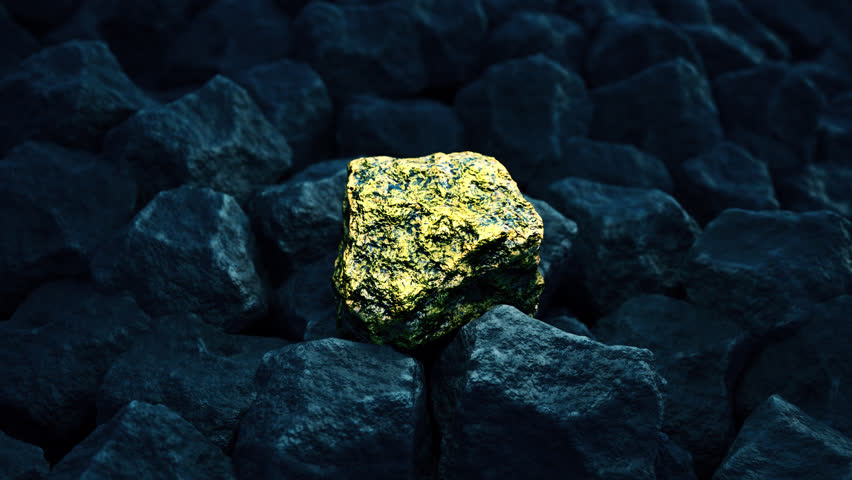 
Gold Rock, Mining, treasure found in the mine