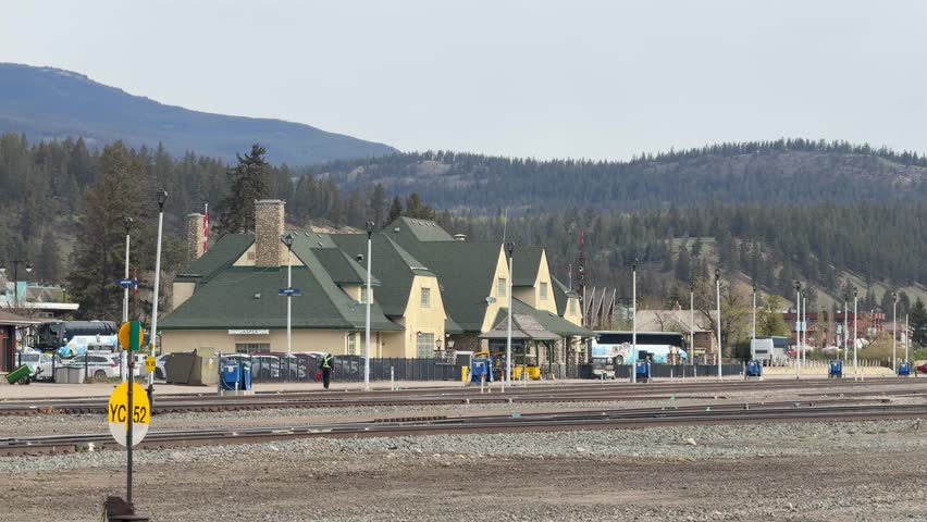 The beauty of the town of Jasper Alberta in summer