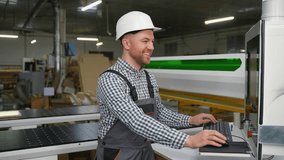 Smiling CNC Operator at Furniture Factory - Powered by Shutterstock - Get 15% off with code: PIKWIZARD15