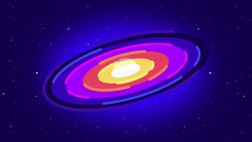 A stylized spiral galaxy glows in layers of vivid color, representing the swirling energy and complexity of a galactic core structure - Powered by Shutterstock - Get 15% off with code: PIKWIZARD15