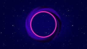 A mesmerizing view of a luminous black hole emitting a vivid glow while surrounded by a perfect cosmic ring in deep space darkness - Powered by Shutterstock - Get 15% off with code: PIKWIZARD15