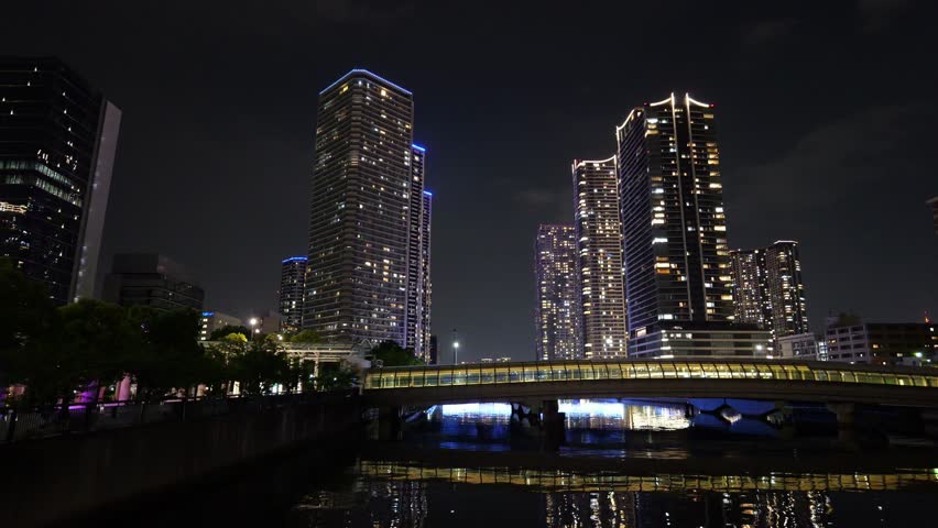 Harumi Triton Square, Japan Tokyo Night View 2025