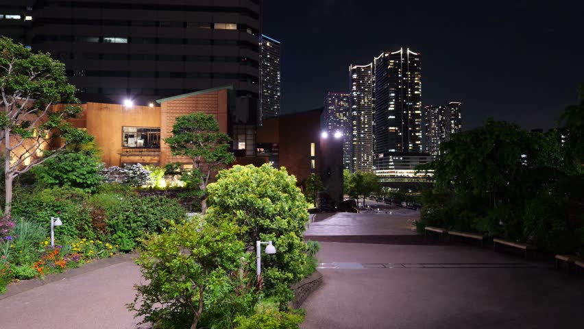 Harumi Triton Square, Japan Tokyo Night View 2025
