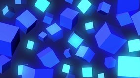 Seamless Looping Floating Blue Cubes 3D Motion Graphic Abstract Background - Powered by Shutterstock - Get 15% off with code: PIKWIZARD15