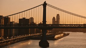 Manhattan Bridge Over East River at Sunrise - Powered by Shutterstock - Get 15% off with code: PIKWIZARD15