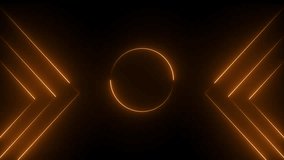 Glowing neon rectangle frame background. Rectangular Fire effect Animation. Vertical and horizontal new line animation. - Powered by Shutterstock - Get 15% off with code: PIKWIZARD15