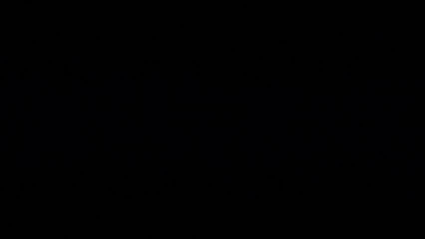 Lightning Streaks Across the Sky in a Thunder-Filled Night