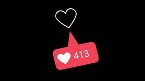 Captivating Hearts and Engagement: Exploring the Concept of Online Affection Through Likes. Visual representation of social media engagement reflected through heart icons. - Powered by Shutterstock - Get 15% off with code: PIKWIZARD15