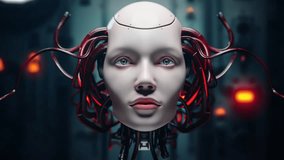 Cybernetic Woman with Neural Network Connections
Artificial Intelligence Portrait in Dark Environment - Powered by Shutterstock - Get 15% off with code: PIKWIZARD15