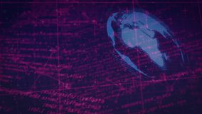 Stylized globe showing network connections, bar chart rising, data icons floating over dark grid. Futuristic, technology, data visualization, digital, cybersecurity, innovation, cybernetics - Powered by Shutterstock - Get 15% off with code: PIKWIZARD15