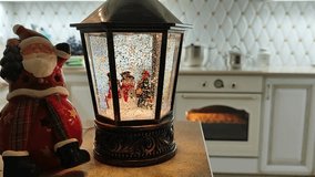 None Christmas Lantern Snow Globe Animation with Vintage Style and Cozy Vibe   - Powered by Shutterstock - Get 15% off with code: PIKWIZARD15