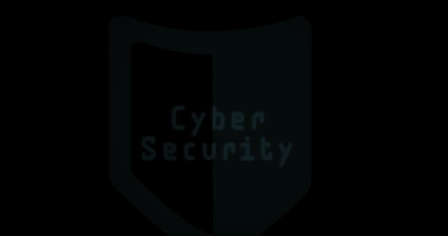 Teal circular HUD showing shield envelope icon, projecting scanning beam and floating shards. Futuristic, technology, interface, sci-fi, digital, abstract, cybersecurity