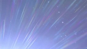 Holographic clock interface spinning in scene, with purple-blue beams and floating particles. Futuristic, digital, abstract, technology, luminous, vibrant, interface - Powered by Shutterstock - Get 15% off with code: PIKWIZARD15