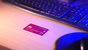 Man's hand holds credit card. Focus selected - Powered by Shutterstock - Get 15% off with code: PIKWIZARD15