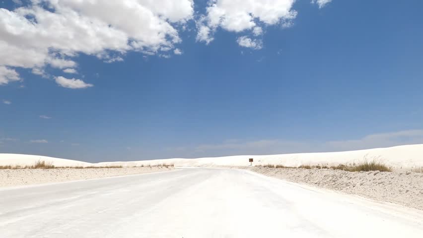 New Mexico Driving 0517 White Sands national park