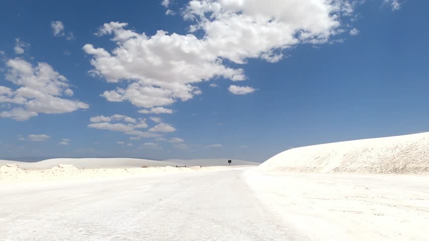 New Mexico Driving 0520 White Sands national park