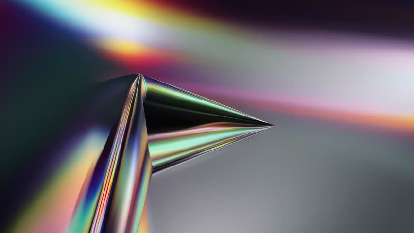 Vibrant glitch background with holographic and iridescent visual, perfect for creative video projects. Includes seamless loops and dynamic motion graphics with a retro-futuristic tech aesthetic