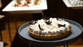 Banoffee pie with whipped cream and chocolate on top - Powered by Shutterstock - Get 15% off with code: PIKWIZARD15