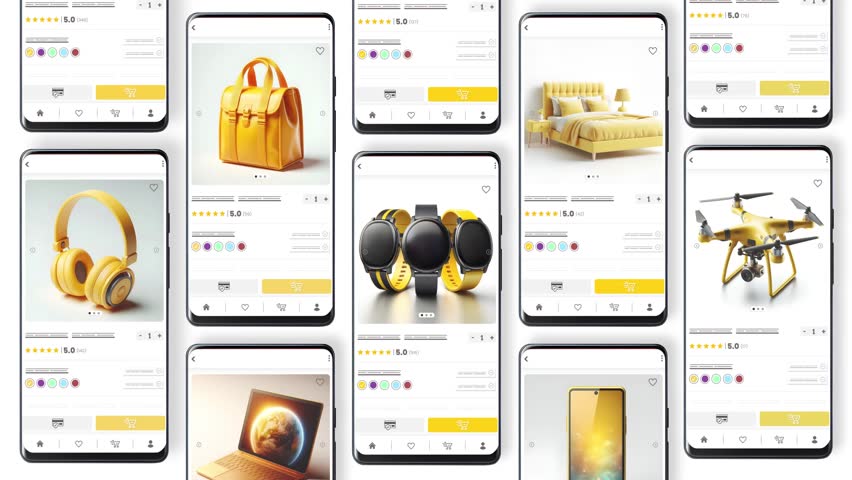 Sales of e-commerce products over the phone