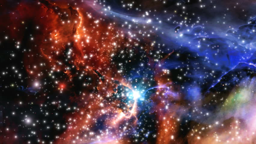 Space travel in nebula | Shutterstock HD Video #3794195