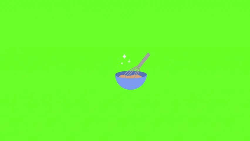 Cooking Utensils 3D Animation – Realistic and Dynamic. Perfect for recipe videos, cooking educational content, or food-themed animation projects. green screen background.