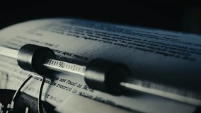 Classified top secret paper scrolls on retro typewriter CLOSE-UP - Powered by Shutterstock - Get 15% off with code: PIKWIZARD15